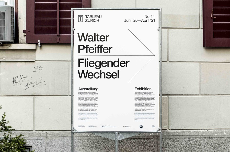 Walter Pfeiffer, Fliegender Wechsel, Tableau Zurich, No.14, 2020-2021.