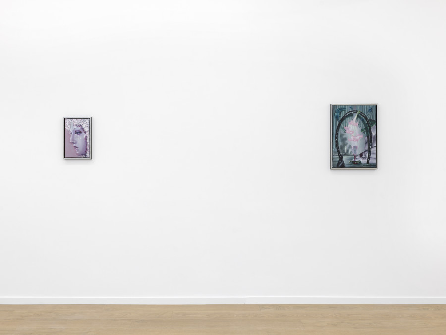 Exhibition view, Tali Lennox, Sulis & The Wreck, Galerie Sébastien Bertrand, Geneva, 2025. Photo credit: Annik Wetter, Courtesy the artist and Galerie Sébastien Bertrand