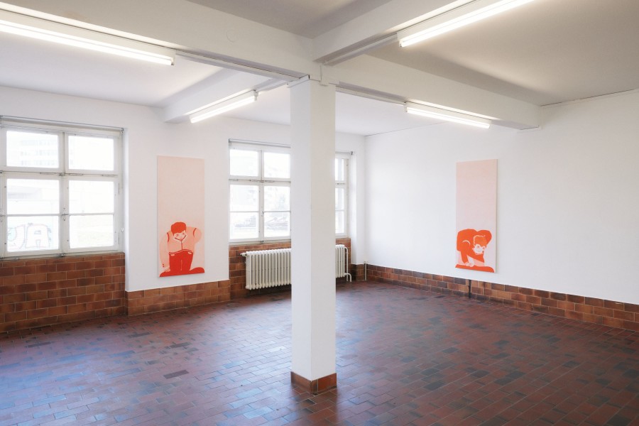 Installation view, Anjesa Dellova, Amers, Mayday, 2023. Photo credit: Moritz Schermbach