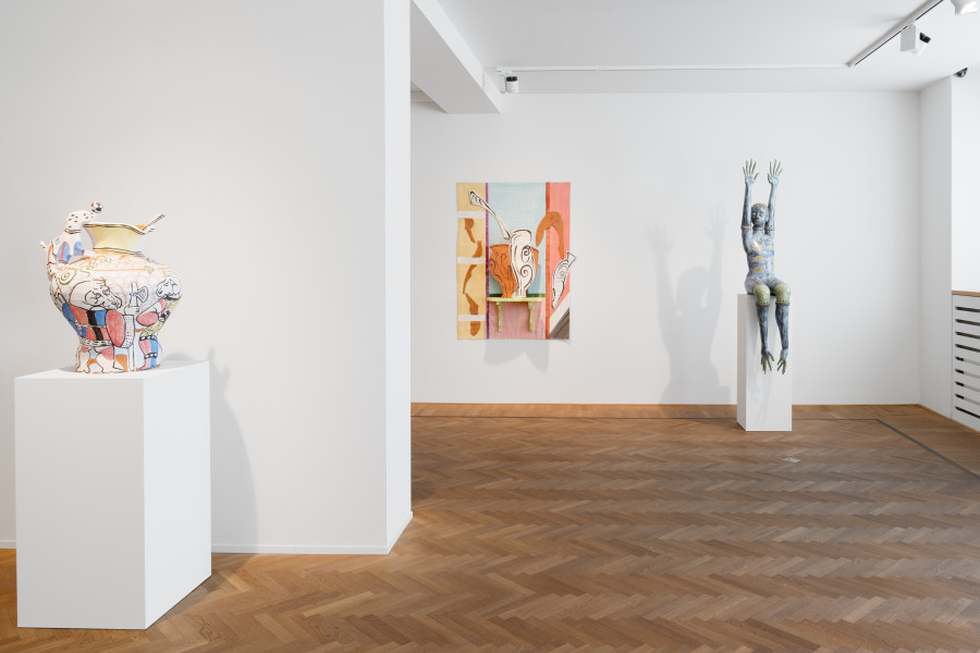 Installation view of 'twenty thousand years', 2026, Galerie Fabian Lang, Zürich. Credit: Courtesy of the artists and Galerie Fabian Lang. Copyright: © The artists and Galerie Fabian Lang