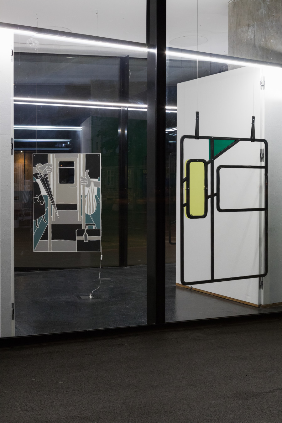 Milly Peck, A Matter of Routine, 2020. Installation view. VITRINE, Basel. Photographer: Nicole Bachmann.