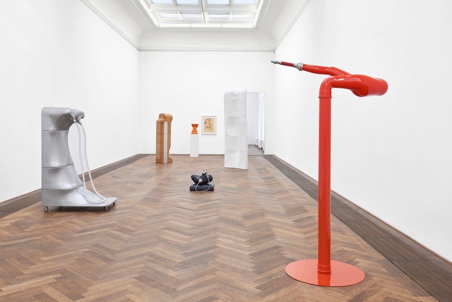 Joachim Bandau, installation view, Die Nichtschönen, Works 1967–1974, Kunsthalle Basel, 2021. Photo: Phil ipp Hänger / Kunsthalle Basel