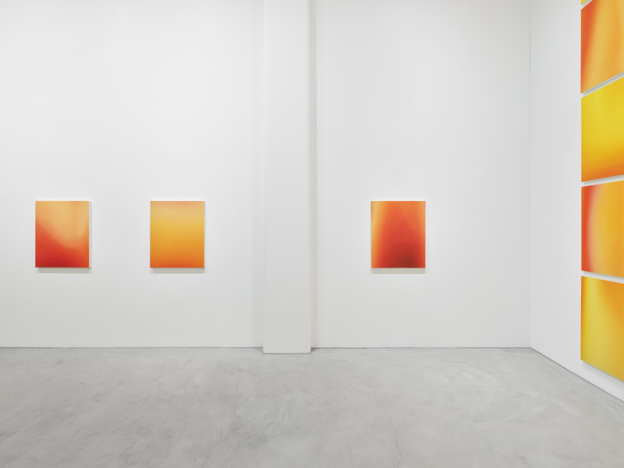 Installation view, Keem Jiyoung, Breath of the Month, Galerie Philippzollinger, 2024.