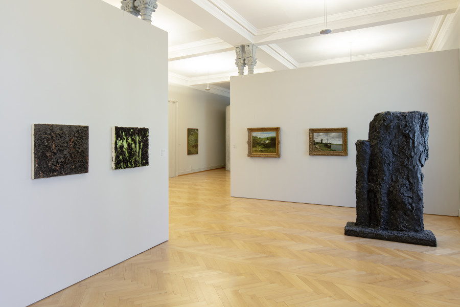 Einblicke – Ausblicke, Installationsansicht Kunstmuseum St.Gallen, Foto: Stefan Rohner