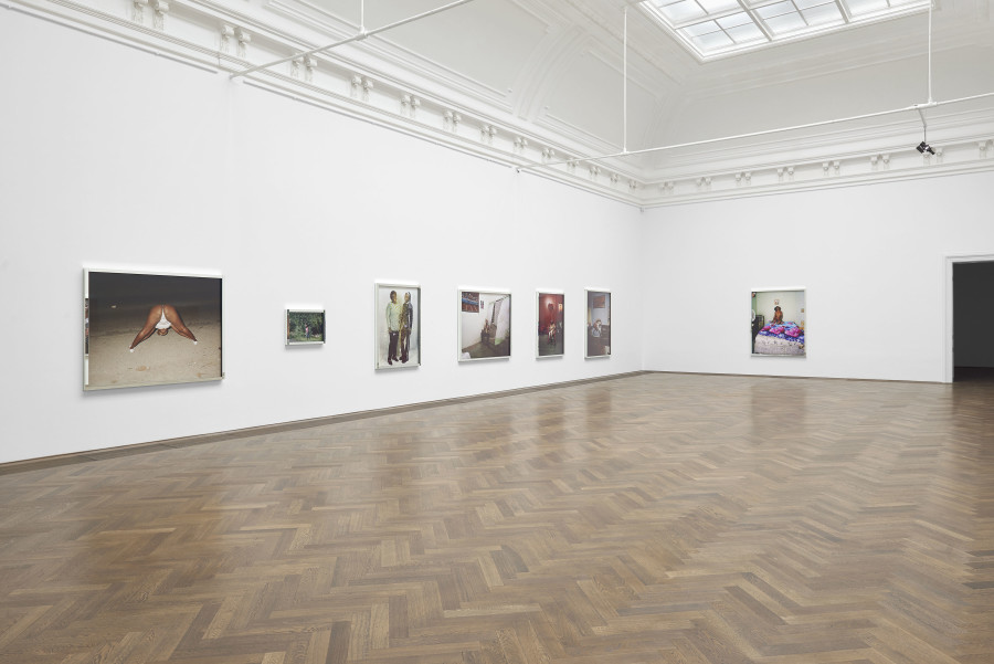 Deana Lawson, installation view, Centropy, Kunsthalle Basel, 2020. Photo: Philipp Hänger / Kunsthalle Basel