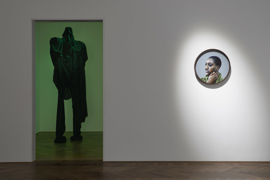 Sandra Mujinga, Time as a Shield, exhibition view, Kunsthalle Basel, 2024, photo: Philipp Hänger / Kunsthalle Basel