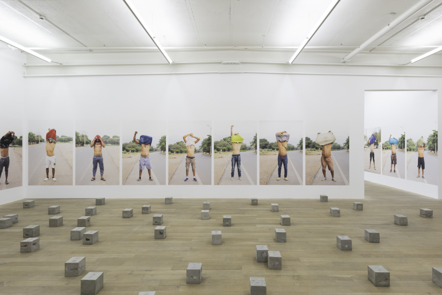 Exhibition views: Teresa Margolles – "Estorbo", Galerie Peter Kilchmann, Zurich, Switzerland, 2022. Courtesy the artist and Galerie Peter Kilchmann, Zurich. Photos: Sebastian Schaub
