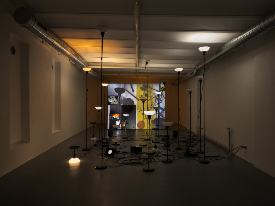 Exhibition view, Daria Blum, HOME SCREEN, 2026. Photo credits: Julian Blum