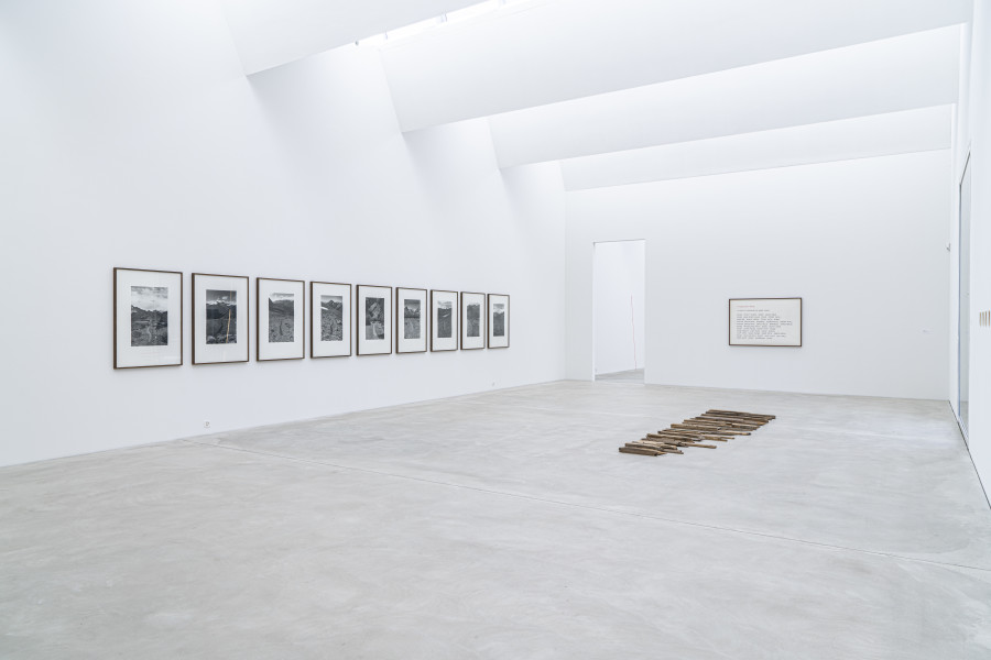 Ausstellungsansicht mit Werken von Richard Long, Kunst Museum Winterthur, 2020 ©2020, ProLitteris, Zurich