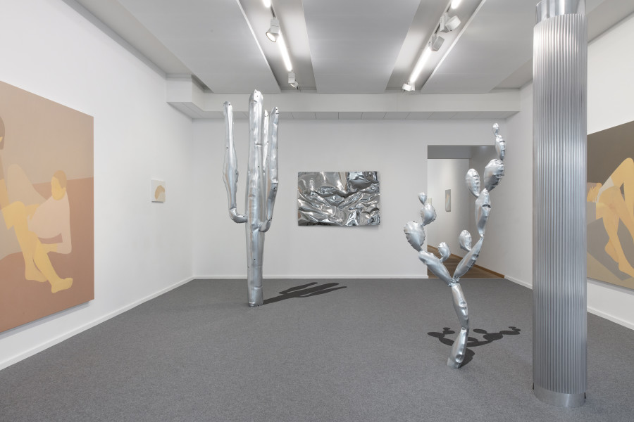 Stefan Knauf, Manuel Stehli, nachts wach, installation view, Livie Gallery, photos: Esther Mathis