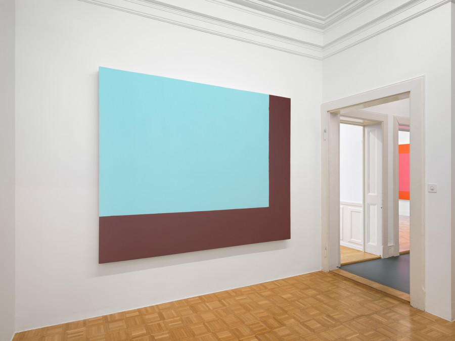 Exhibition view, Olivier Mosset, Drive Through, Galerie Oskar Weiss, Zürich, 2026, Photo credit: Stefan Altenburger