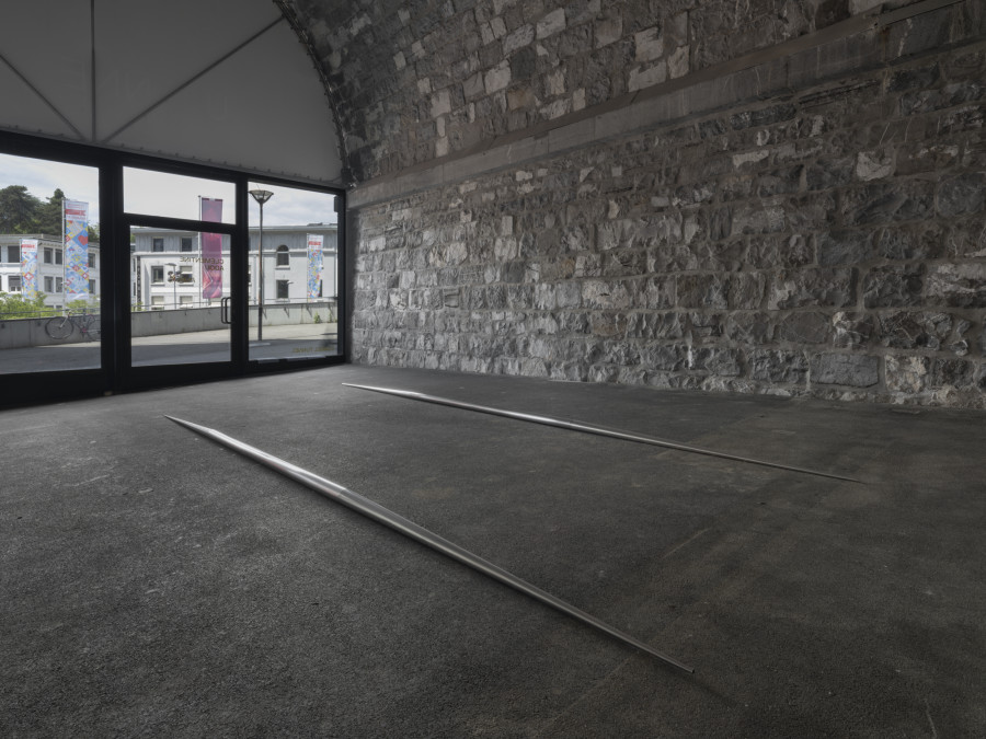 Installation view, Clémentine Adou, Public, Tunnel Tunnel, Lausanne, 2025. Photo credit: Julien Gremaud