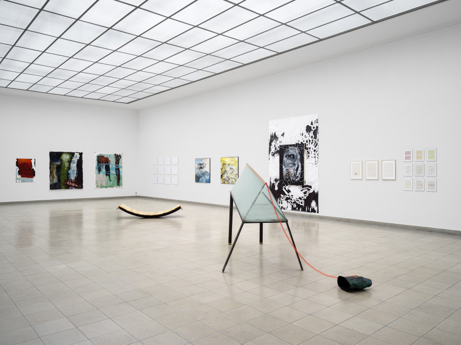 Kunstschaffen Glarus 2022 (A-L), exhibition view, Kunsthaus Glarus, 2022. Photo: Cedric Mussano