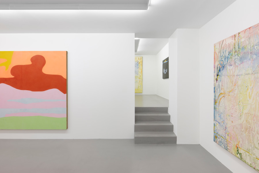 Installation view, Sophie Reinhold, Mercedes Benz, Galerie Philippzollinger, 2022. Photo credit: Conradin Frei