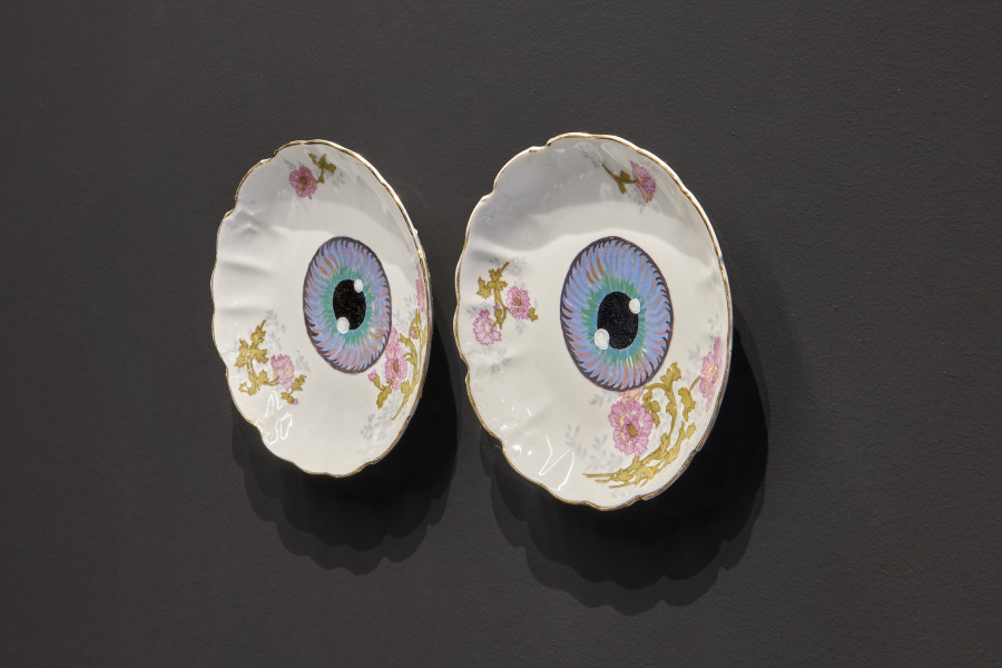 Vidya Gastaldon, Les yeux libres, detail, Art au Centre Genève, 2022-2023. Photo credit: Thomas Maisonnasse
