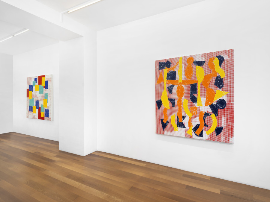 Exhibition view, Yves Zurstrassen, Sweet Dreams, xippas, Geneva, 2025. Courtesy Xippas – Photo : Julien Gremaud