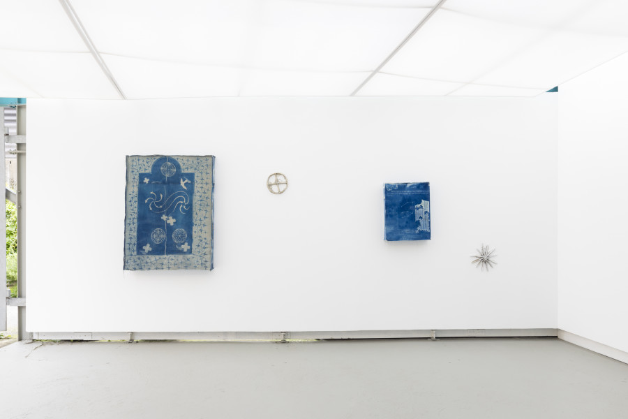 Installation view, Elements of Time, Maya Hottarek, Barbara Davi, Michele Gabriele & Krištof Kintera, KALI Gallery, 2024.