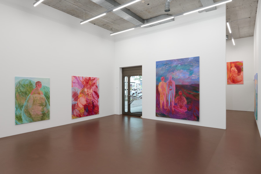 Installation view, Kateryna Lysovenko, Noch eine Welle, 2026, Karma International, Zurich.