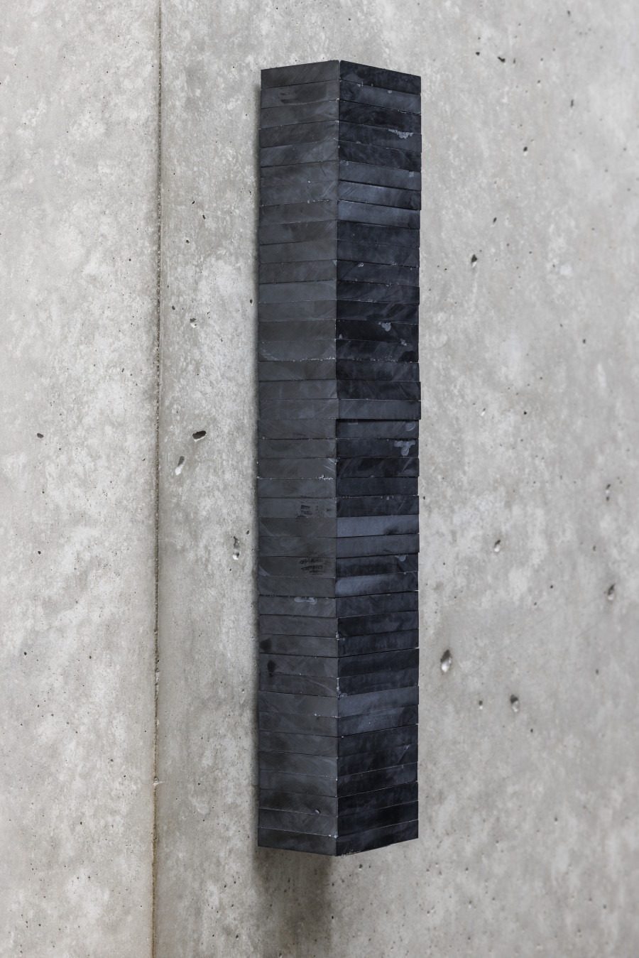 Koo Jeong A, Land of Ousss [Gravitta], Detail view second floor Kunsthaus Bregenz, 2026. MagnetSQ1, 2025. Photo: Markus Tretter. © KOO JEONG A, Kunsthaus Bregenz. Courtesy of the artist