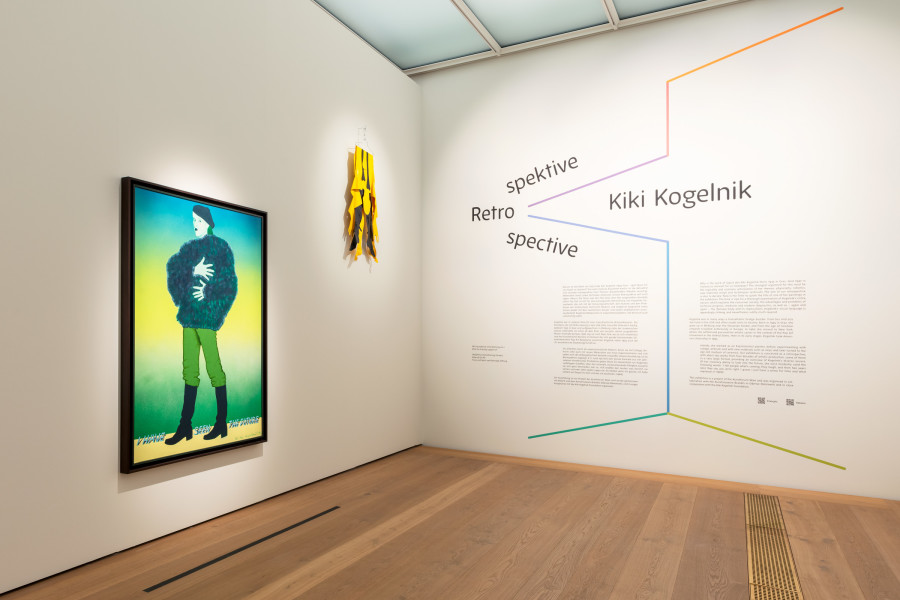 Installation view «Kiki Kogelnik. Retrospective», Kunsthaus Zürich, 2024. Photo credit: Kunsthaus Zürich, Franca Candrian