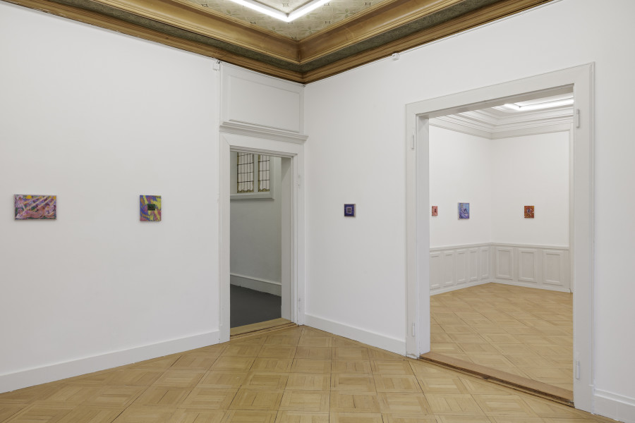 Exhibition view, Cosima zu Knyphausen, Homo Hobby, Galerie Oskar Weiss, Zürich, 2025. Photo credit: Gina Folly