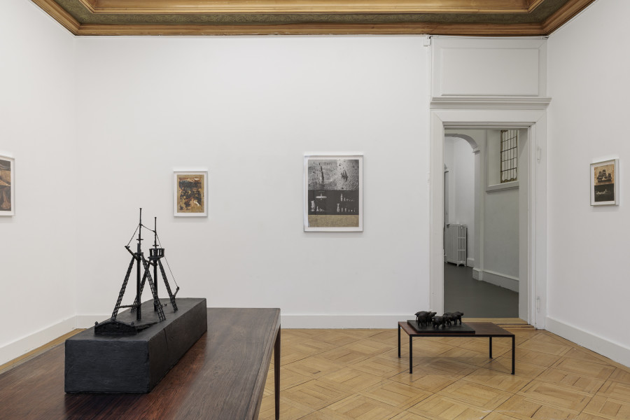 Exhibition view, Mathis Gasser, Works, Galerie Oskar Weiss, Zürich, 2026. Photo credit: Gina Folly