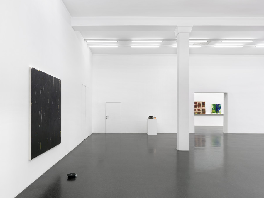 Installation view, Rochelle Feinstein, You Again, Galerie Francesca Pia, 2022. Photo: © Annik Wetter