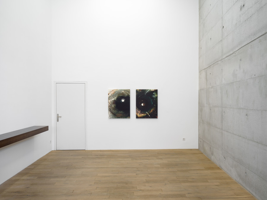 Wade Guyton, Untitled, 2025, Epson UltraChrome HDX inkjet on linen, each 91.4 x 68.6 cm