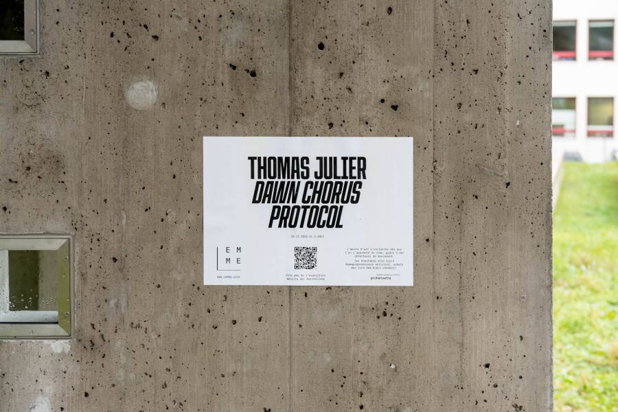Thomas Julier, Dawn Chorus Protocol, Lemme, Sion, Switzerland, Curator: Josiane Imhasly, Photo credit: Romain Iannone