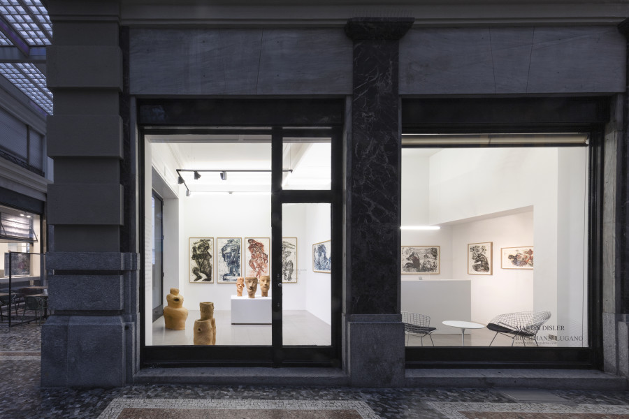 Martin Disler, installation view, Buchmann Lugano, 2022, photo-credit: Antonio Maniscalco