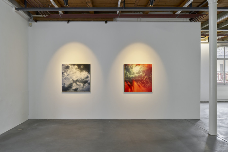 Installation view, Sky Hopinka, Our Ailing Senses, Kunsthalle Friart Fribourg, 2024. Photo: Guillaume Python. Courtesy Kunsthalle Friart Fribourg