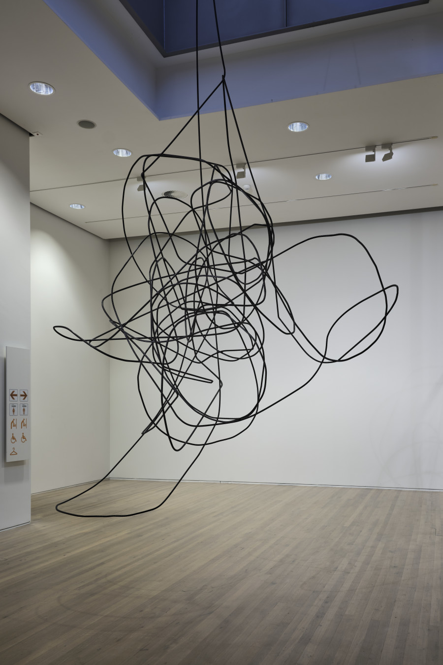 Monika Sosnowska, Exhibition view, 2023, Zentrum Paul Klee, Photo: Rolf Siegenthaler