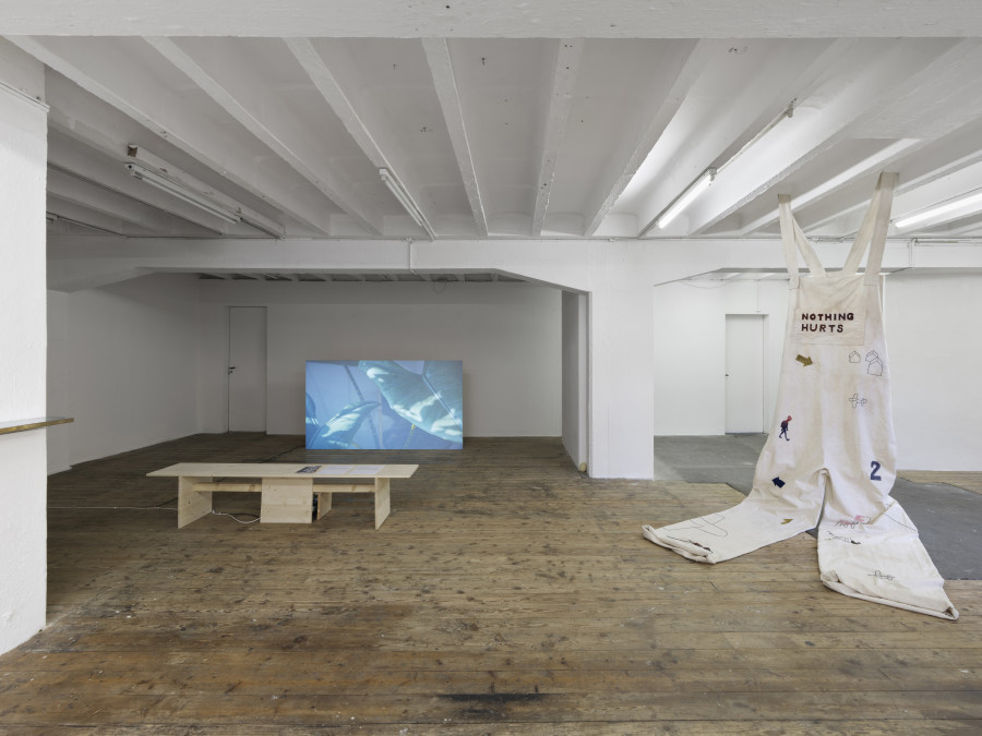 Exhibition view, The house, the paste, the weather (Part 1), Stiftung BINZ39, 2024-2025. Photo credit: Conradin Frei