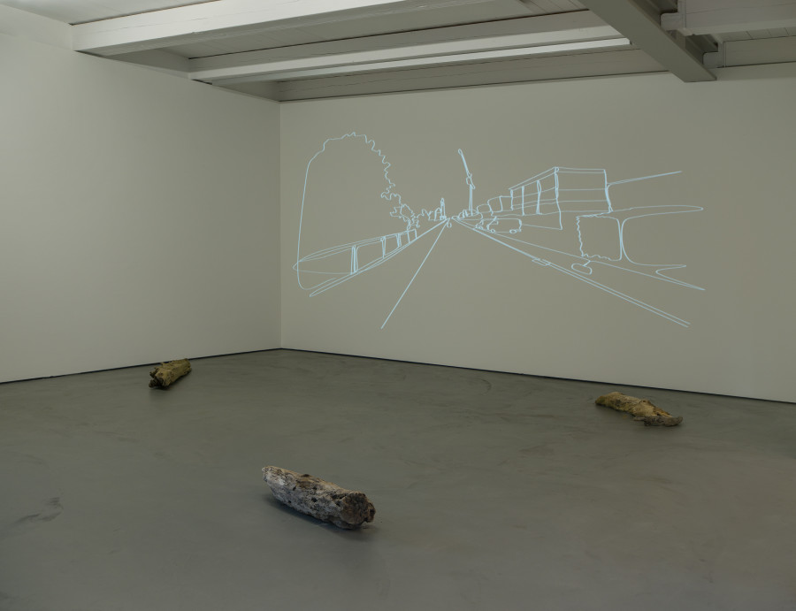 Exhibition view, Andreas Weber / Ramon Feller, Benzeholz, 2024.
