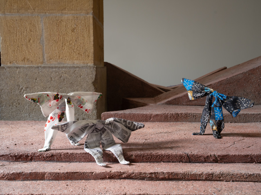 Exhibition view, Accoutrements, Rasmus Myrup, Centre d'Art Contemporain Yverdon-les-Bains (CACY), 2025-2026. Photo credit: Anne-Laure Lechat