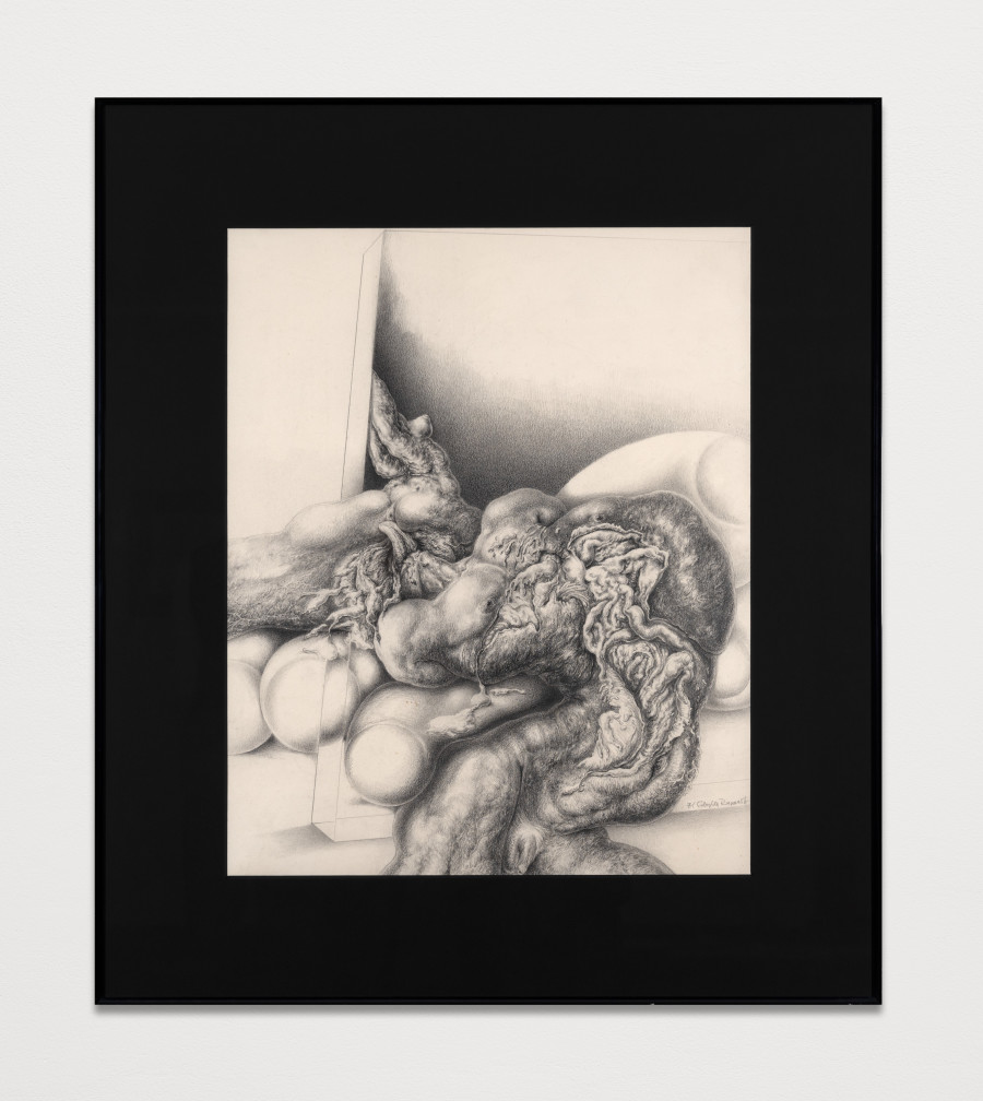Sibylle Ruppert, Untitled, 1971, pencil on paper, 42 x 34 cm. Photo credit: Jonathan Dirlewanger