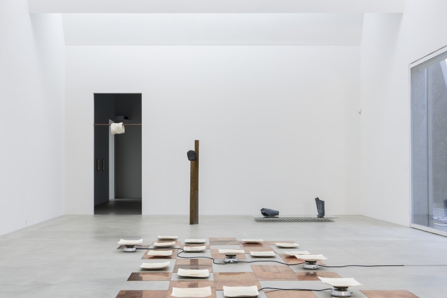 Exhibition view, Passing Through, The Collection as an Intermediate Stop: From Monica Bonvicini to Karin Sander, Kunst Museum Winterthur, 2025.