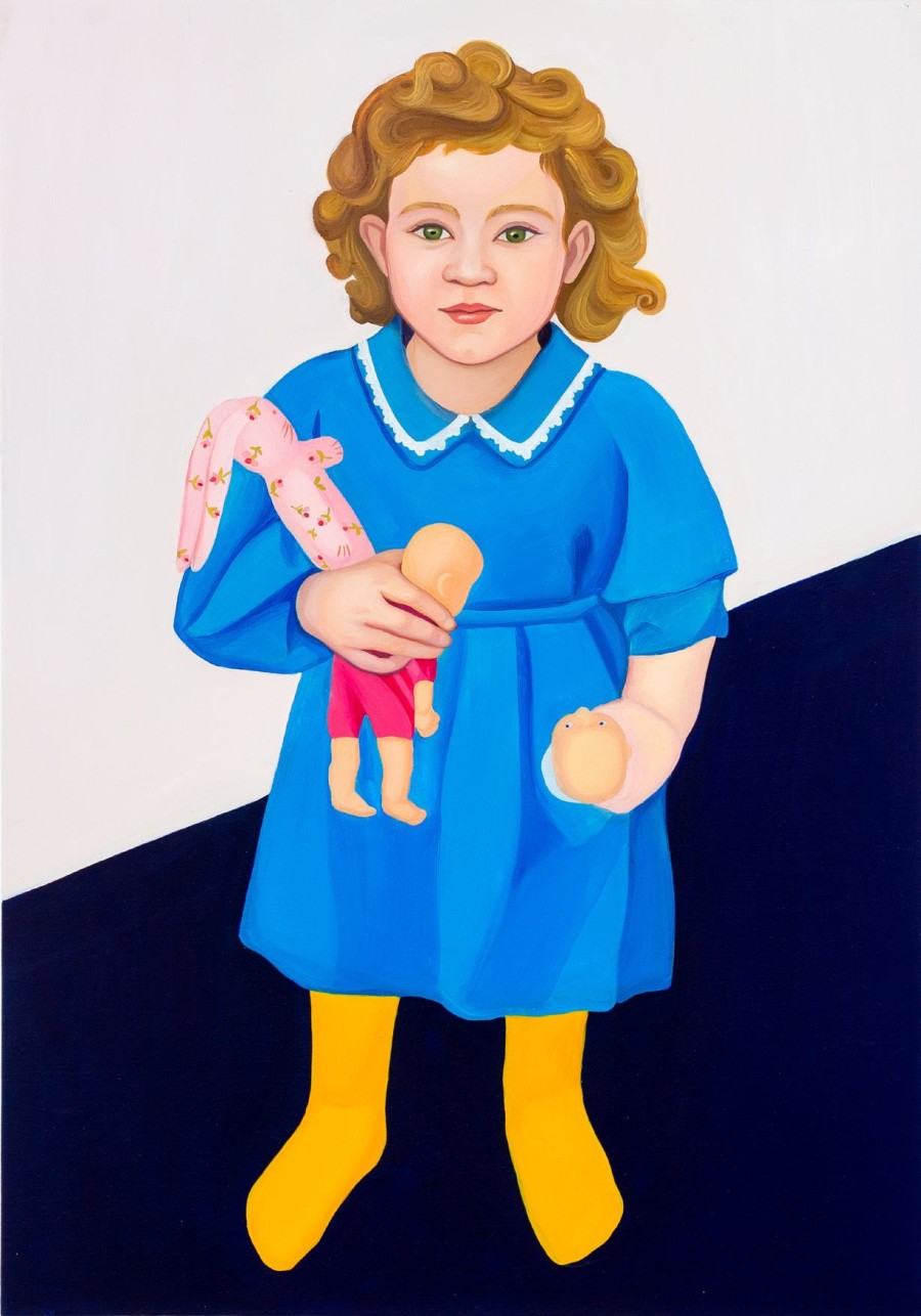 Elizaveta Calais Matevosyan, Ossissine, 2020-2021. Huile sur toile, 100 x 70 cm.