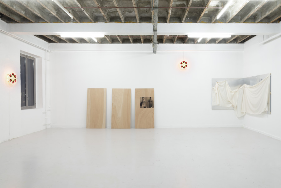 Exhibition view, Sitara Abuzar Ghaznawi & Sem Lala, Forde, 2024. Photo credit: Simon Jaton