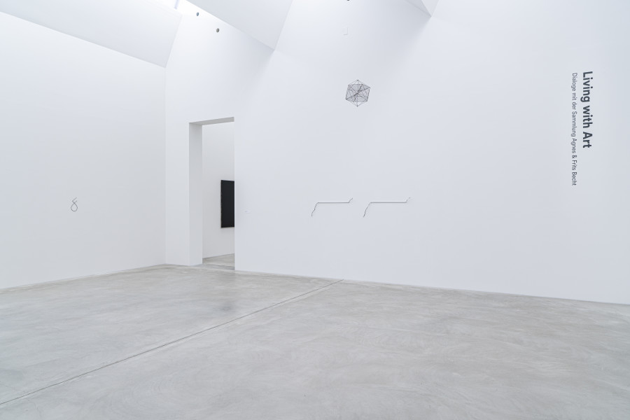 Ausstellungsansicht mit Werken von Richard Tuttle, Olivier Mosset und Ruth Vollmer, Kunst Museum Winterthur, 2020