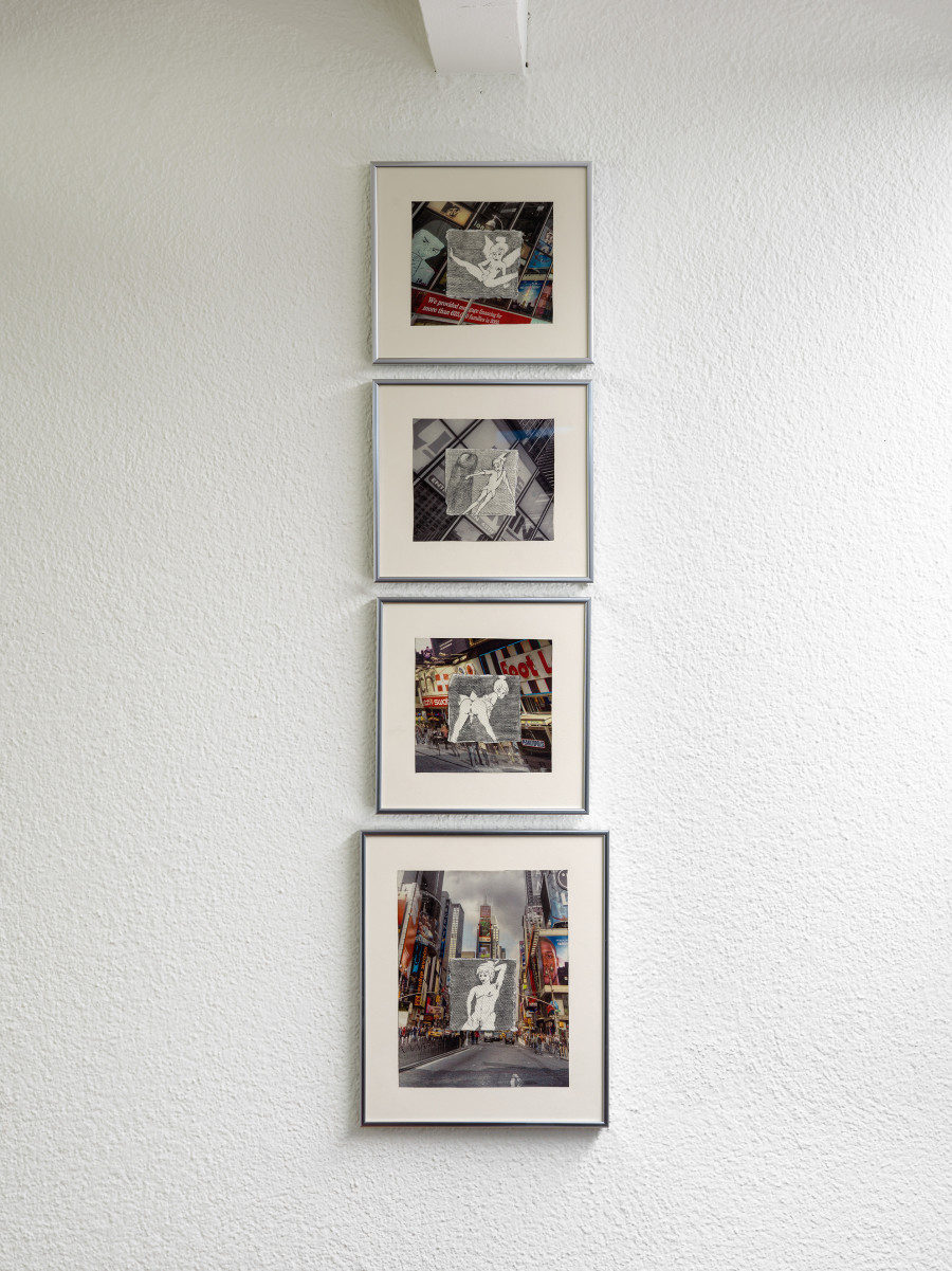 Perla Zuñiga, Neverland 2, Neverland 3, Neverland 4 & Neverland 1, 2024, in Passage du Commerce, Kunsthalle Winterthur, 2025. Photo: Cedric Mussano