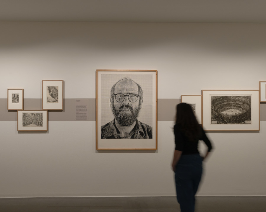Exhibition view, Making an Impression!, Masterpieces on paper from Albrecht Dürer to Dieter Roth, Kunsthaus Zürich, 2025-2026. Foto © Franca Candrian, Kunsthaus Zürich