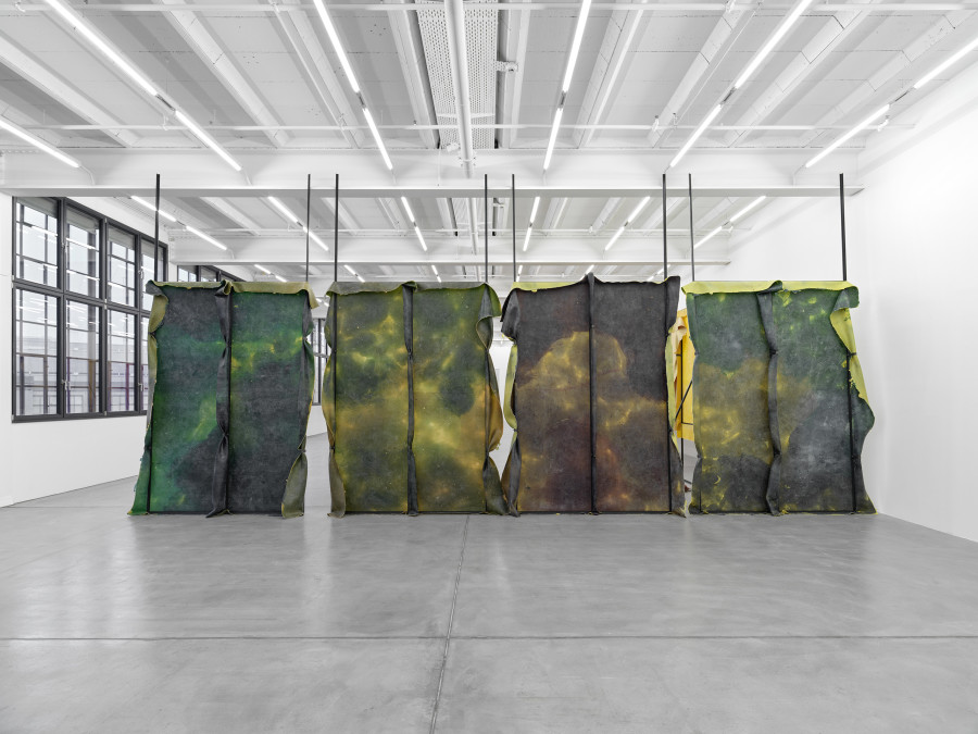 Installation view, Liesl Raff, A Corridor, a Room, and Four Dens, Galerie Eva Presenhuber, Maag Areal, Zurich, 2025. © Liesl Raff. Courtesy the artists and Galerie Eva Presenhuber, Zurich / Vienna. Photo: Stefan Altenburger Photography, Zürich