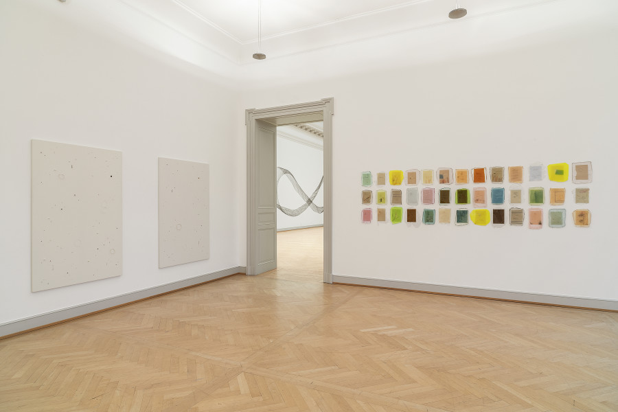 Heimspiel 2021, Installationsansicht, Kunstmuseum St.Gallen, Foto: Anna-Tina Eberhard