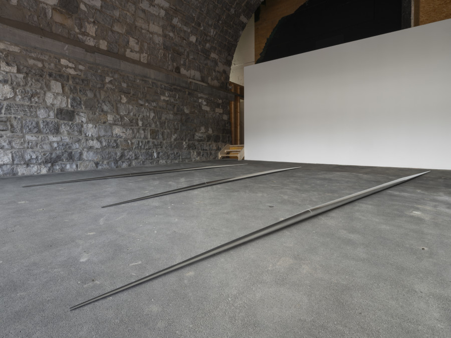 Installation view, Clémentine Adou, Public, Tunnel Tunnel, Lausanne, 2025. Photo credit: Julien Gremaud