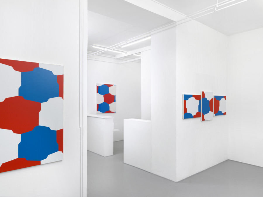 Exhibition view, François Ristori, traces-formes, Galerie Joy de Rouvre, 2020-2021.