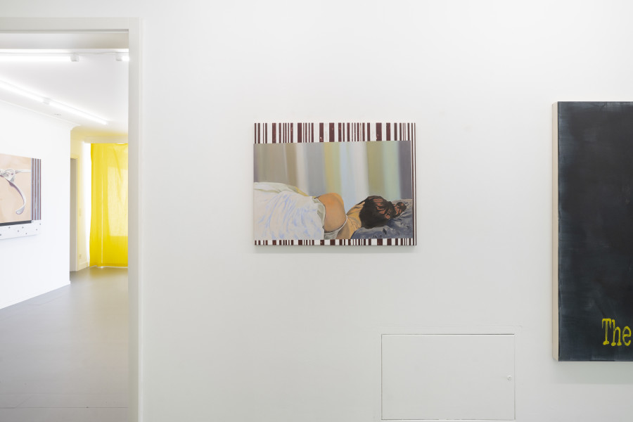 Exhibition view, Elise Corpataux, A Lifetime Waiting for Summer to Happen, suns.works, 2024. ©2024 suns.works and the artist. Photography: Claude Barrault, Remy Ugarte Vallejos et al.