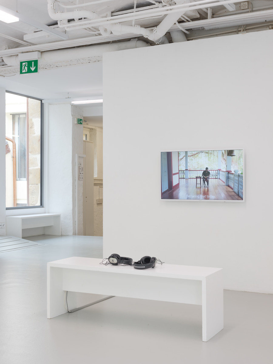 Denise Bertschi, SPATIAL CONVERS(I)OR. The Villa of (no) Return, 2024, exhibition view, CAN, 2024. Photography: Sebastian Verdon. Courtesy: Images copyright and courtesy of the artists and CAN Centre d’art Neuchâtel