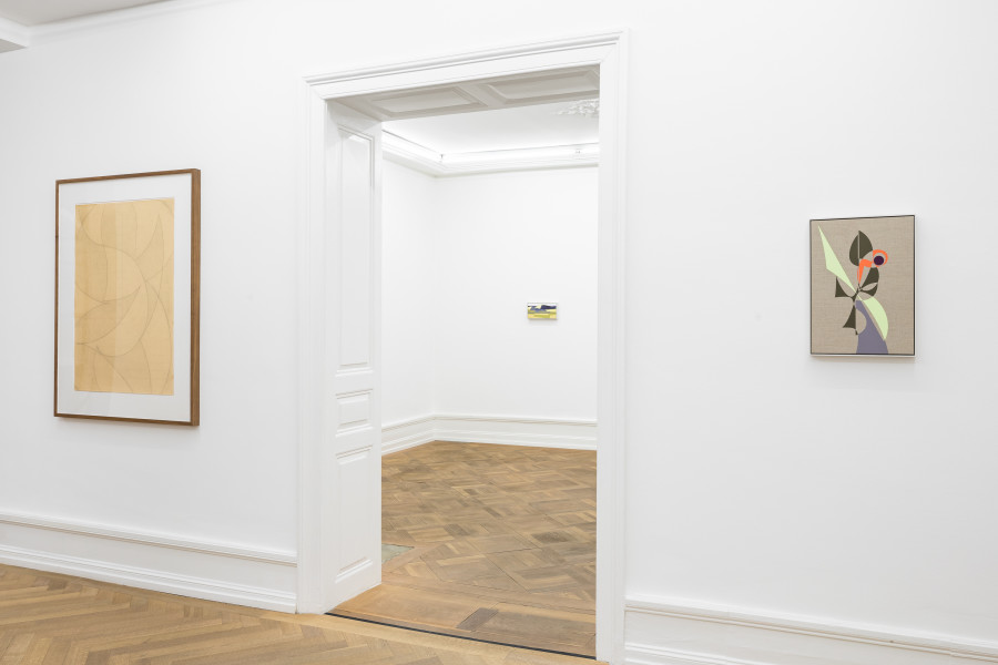 Exhibition view, Albrecht Schnider, at the garden’s Border, Mai 36 Galerie, 2023. Photo credits: Peter Baracchi