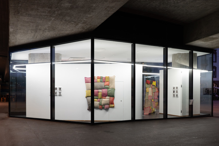 Ashfika Rahman, The typology of wounds, the mapping of healing, 2021. Installation view. VITRINE, Basel. Photographer: Marcel Scheible.